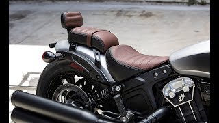 2018 Indian Scout Bobber Accessories [upl. by Eirised663]