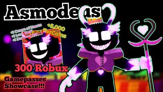 Asmodeus Gamepass Showcase  Return to Animatronica  Roblox [upl. by Aigroeg]