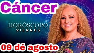 horoscopo de hoy Cáncer  Horóscopo Diario  Cáncer  09 de agosto de 2024 [upl. by Neelav]