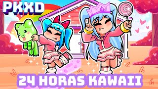 24 HORAS EN UN MUNDO KAWAII✨💜 EN PKXD pamisxd Y BriannaJuega [upl. by Maurizio822]