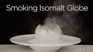 Blown Sugar  Isomalt Sphere Filled with Smoke [upl. by Eloccin]