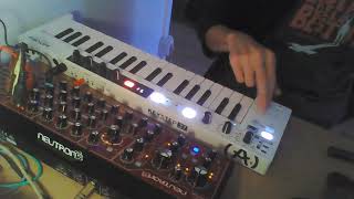 Arturia Keystep 37 arpeggiator  Neutron 4th improvisation [upl. by Adok]