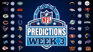 Week 3 NFL Predictions nfl nflpredictions [upl. by Hamid]