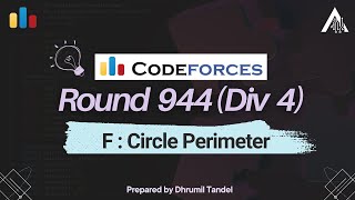 Codeforces Round 944 F  Circle Perimeter [upl. by Roehm]