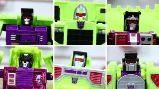 Takara Unite Warriors UW04 Devastator vs Combiner Wars vs SDCC  A3U Review S6 E12 [upl. by Ahsaek]