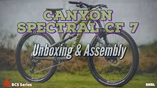 Unboxing and Assembly Edgars Canyon Spectral CF7 29er [upl. by Noraha]