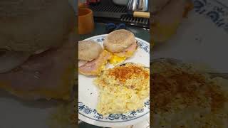 Homemade vegetables soup with peameal bacon breakfast sandwiches and potatoes salad [upl. by Elaweda444]