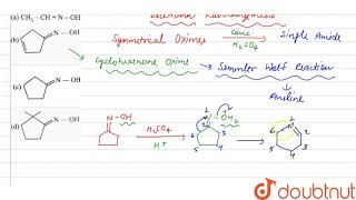 Which oximes on treatment with conetreated to gives single amide [upl. by Atyekram]