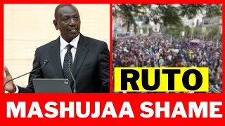 Breaking Irate Nyeri Residents Storm Out Of Rutos Mashujaa Day Speech [upl. by Routh]