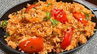 Tomato Fried Rice Recipe  Tomato Rice  Tomato Pulao  Easy Breakfast Recipe [upl. by Theran785]