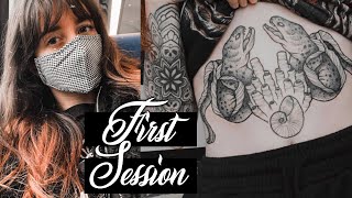 I got my stomach tattooed  Vlog 76 [upl. by Adlesirc]