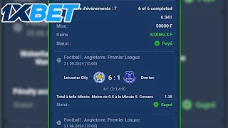 Comment gagner 300000FCFA en 5 Minutes sur 1XBET Astuce 1xbet [upl. by Efrem]