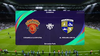 Ceramica Cleopatra vs AlMokawloon 22062023 Egypt Cup PES 2021 [upl. by Harac]