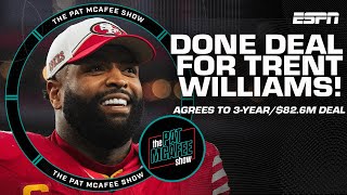 DONE DEAL FOR TRENT WILLIAMS 😤 49ers restructure contract  The Pat McAfee Show [upl. by Arak]