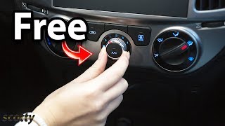 How to Fix Your Cars AC for Free  How Air Conditioning Works [upl. by Tedmann]