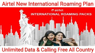 Airtel International Calling amp SMS Pack 2024  Airtel 755 756 649 899 2997 Plan Details [upl. by Duax]