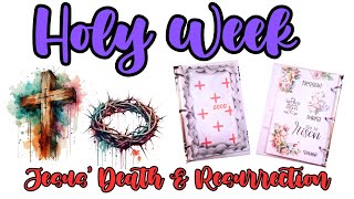 Holy Week  Documenting Jesus Death amp Resurrection holyweek faithjournal thefaithbasedbox [upl. by Yazbak]