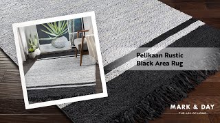 Pelikaan Rustic Black Area Rug [upl. by Nyleahcim361]