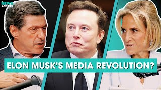 Has Elon Musk changed the media forever  The News Agents [upl. by Llerahc]