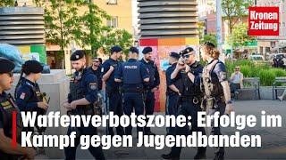 Waffenverbotszone Erfolge im Kampf gegen Jugendbanden  kronetv NEWS [upl. by Haimehen]