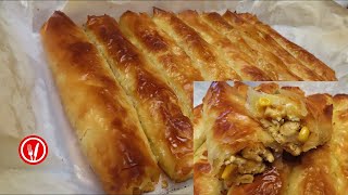 🆘 Rolice Punjene Piletinom i Sirom  Cheese amp Chicken  Stuffed Rolls Recipe [upl. by Tezile]