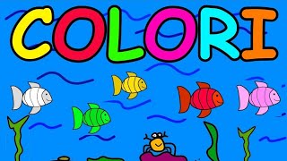 Impara i colori per bambini con pesci colorati [upl. by Artima]