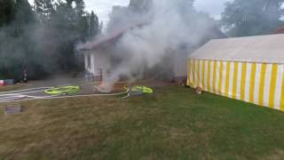 Ausschnitte der Feuerwehrübung am 16092016 in Eppelheim [upl. by Niamart]