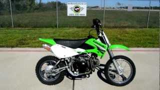 2005 Kawasaki KLX110 Pit Bike with Two Brothers Exhaust and More [upl. by Mckenna]