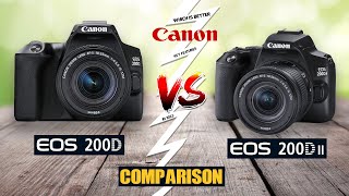 Which is better Canon 200D vs 200D mark ii Comparison in 2023 [upl. by Basilio]