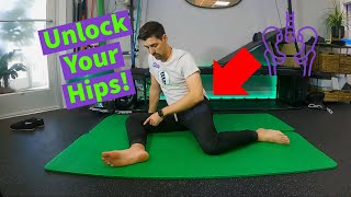 How to do a 9090 hip stretch [upl. by Foskett]