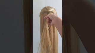 How to Flower Style Hairstyle For Begginers Step by Step hairstyletutorial hairdo SampBhairstyle [upl. by Isidor]