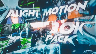 Alight Motion Pack  SHAKE EFFECT TRANSITION CC TEXT ANIMATION OVERLAY by zrosezz [upl. by Cilo]