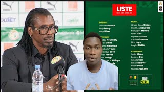 Officiel  Liste Aliou Cisse  Avec Lamine Camara et Fadiga [upl. by Veleda]