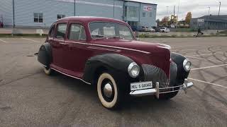 Lincoln Zephyr 4dr Sedan 1940 Sold  Såld [upl. by Roinuj]