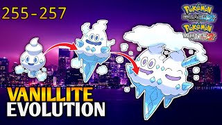 How To Evolve Vanillite Into Vanillish And Vanilluxe In Pokemon Black 2 amp White 2  Unova Pokedex [upl. by Goulet]