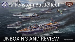 Dystopian Wars Falkenstein battlefleet set review [upl. by Britt]