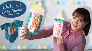 Biberon Dulcero  Baby Shower DIY  Chuladas Creativas [upl. by Haissi740]