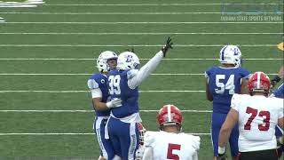 Indiana State Football Geoffrey Brown Named to AllMVFC Newcomer Team 113021 [upl. by Desmond]