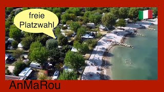 🇮🇹 Gardasee Manerba Camping Rio Ferienglück mit Drohnenflug Italien [upl. by Melvena]