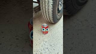 Crushed Tire vs Energy Drink Can A Plea automobile crushbytyres toycar crush [upl. by Di]