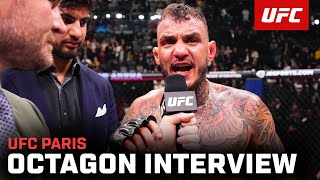 Renato Moicano Octagon Interview  UFC Paris [upl. by Salsbury624]