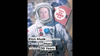 Elon Musk Predicts Cities on Mars Within 30 Years [upl. by Shaffert914]