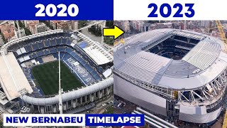 New Bernabeu Timelapse Construction 20202023 [upl. by Roswald]