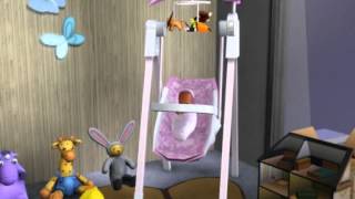 Enkele Knuffelkonijn Luxe Babyschommel Solace Snugabunny Deluxe Baby Swing [upl. by Amble512]