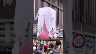 Kanamara Matsuri portable shrine japanese festival 2024 かなまら祭 珍祭 川崎市 日本の奇祭 エリザベス神輿 渡御 shorts [upl. by Westbrooke370]