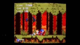 Sonic 3 Complete Full Playthrough on Sony PVM 20M2MDU  Olympus OEV203 [upl. by Kassab426]