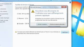 Modifier laffichage dans Windows 7 sans changer la résolution [upl. by Gnuh]