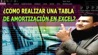 Como realizar una tabla de amortización de un crédito o un préstamo en Excel [upl. by Trammel]