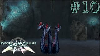 Sword Art Online Lost Song PS4 Part 10  Hyrrokkins Cavern  Boss Jormungandr [upl. by Anul]