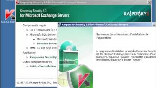 Kaspersky Security 80 for Microsoft Exchange Servers  INSTALLATION 1 [upl. by Struve]